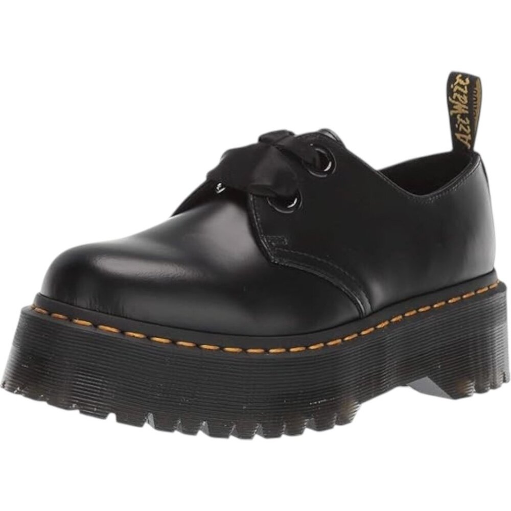 Dr Martins Womens Holly Leather Platform Octford Shoes - Picture 3 of 6